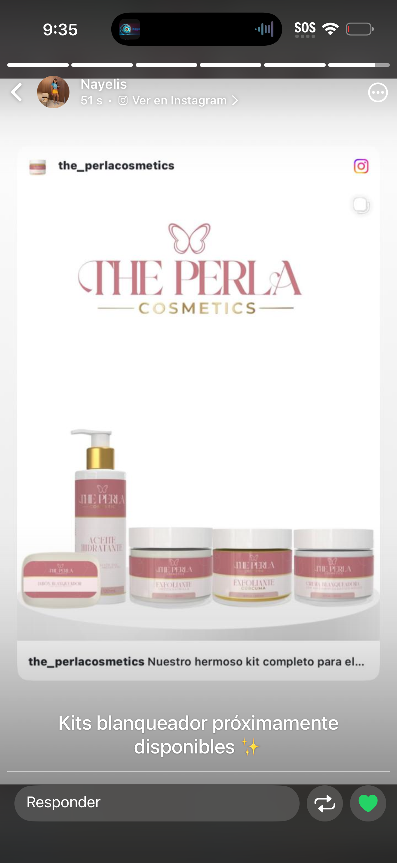 Productos de ejemplo de Belleza